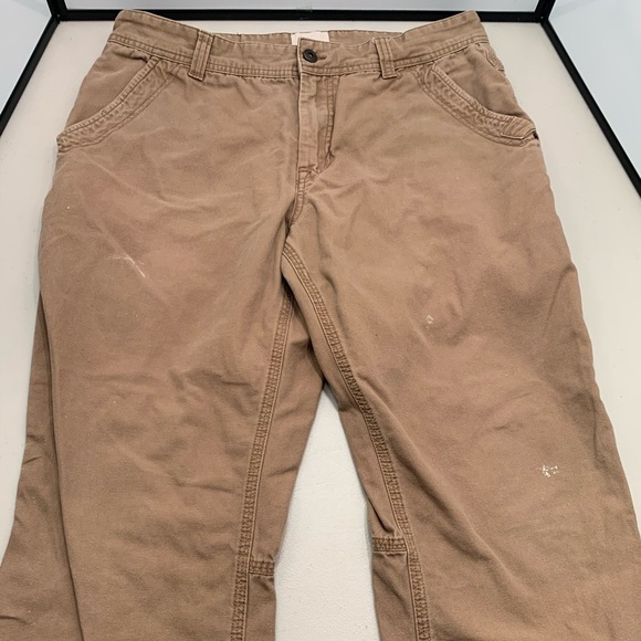 Field And Stream Carpenter Utility Pants 34X30 Brown *SEE PICS FOR MEASUREMENTS* - Picture 1 of 12